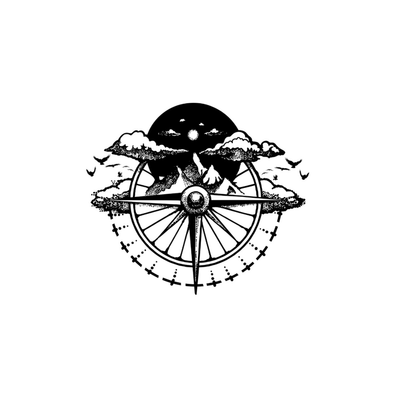 Compass Voyage Tattoo 