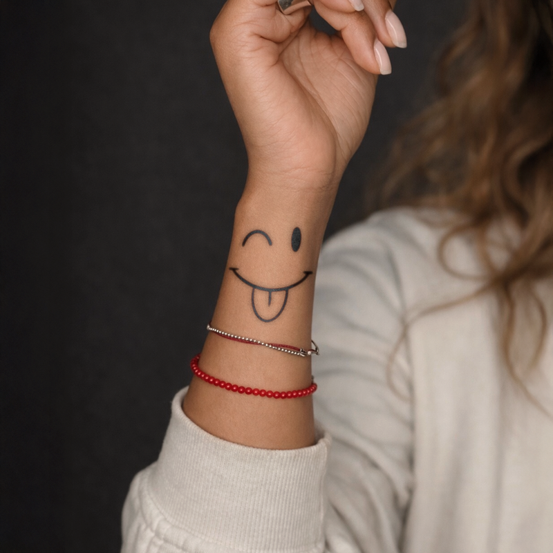 Custom Emoji Tattoos