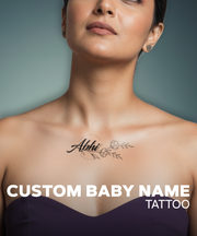 Custom Child Name Tattoo