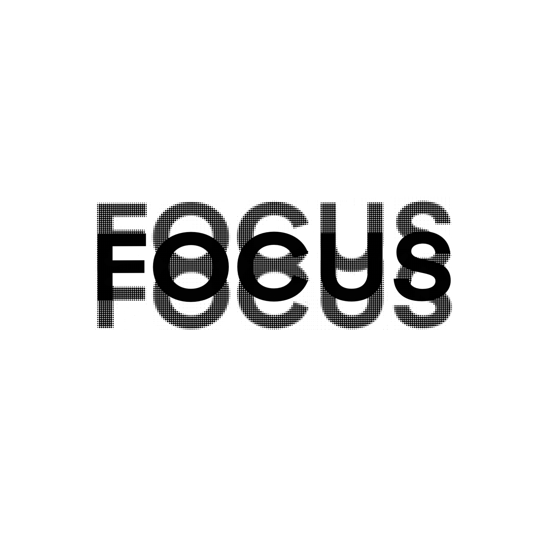 Focus tattoo design 
