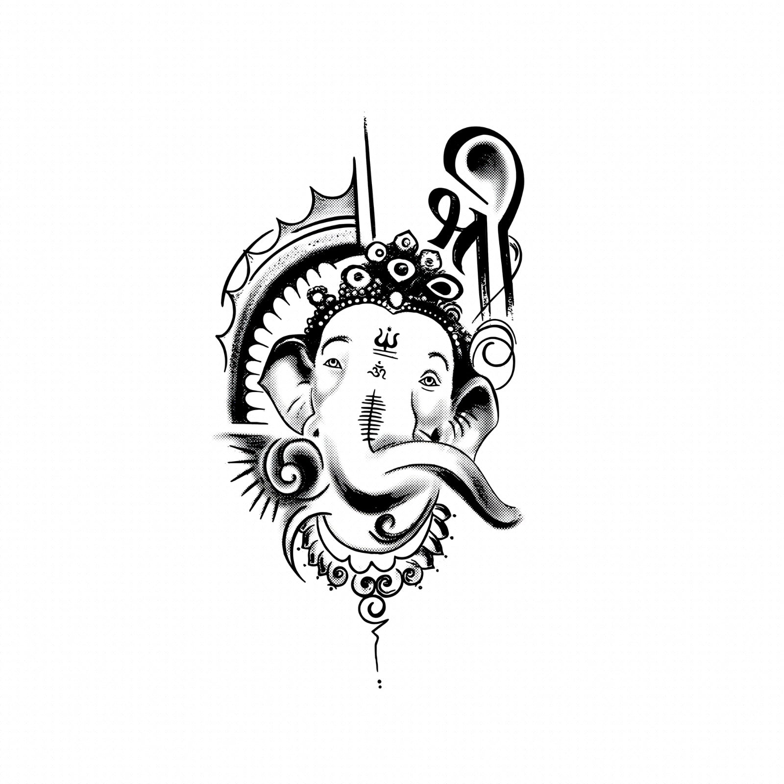 Gajanana tattoos