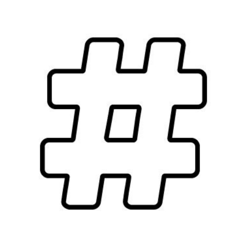 Custom Hashtag Tattoos