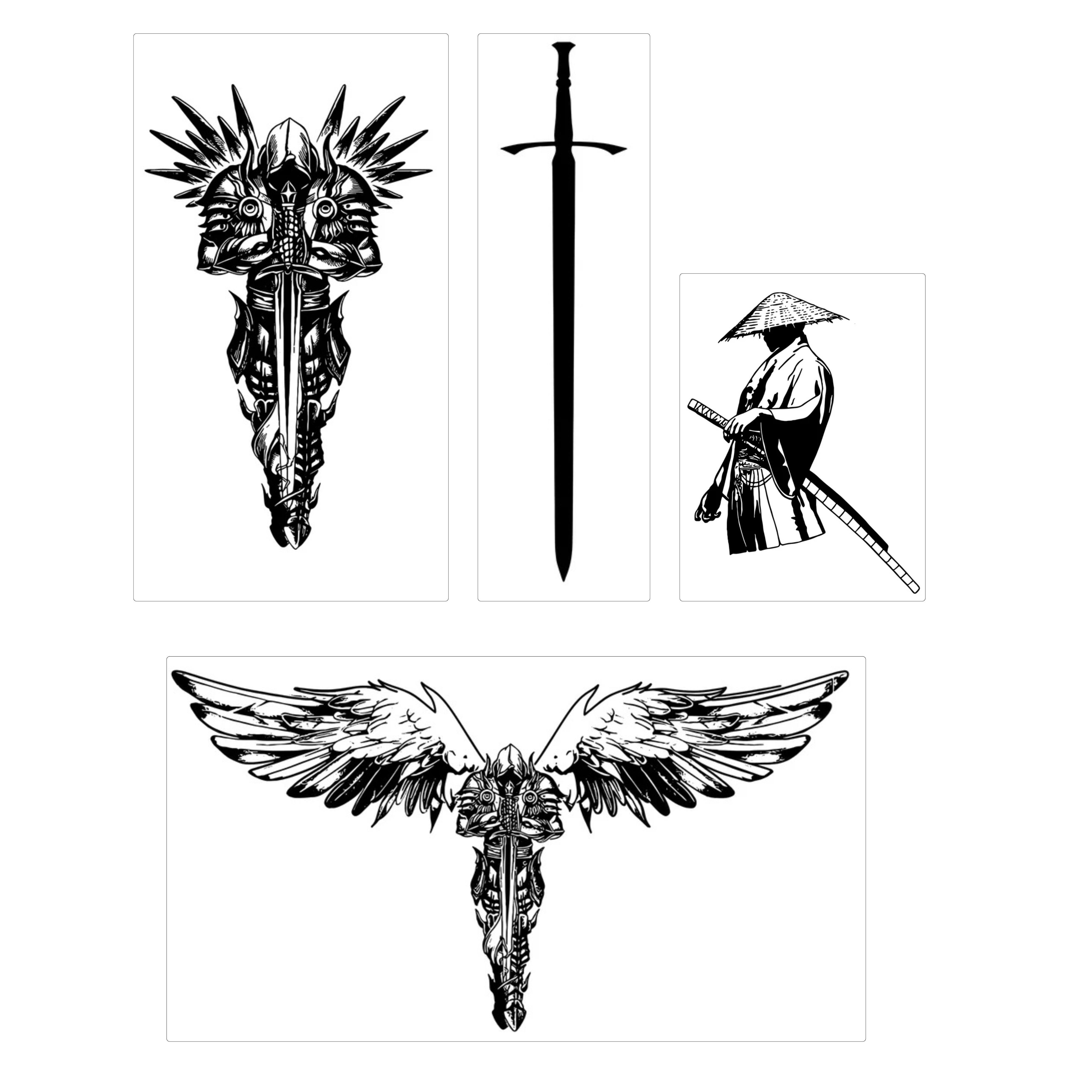 Honor & Steel Pack tattoos