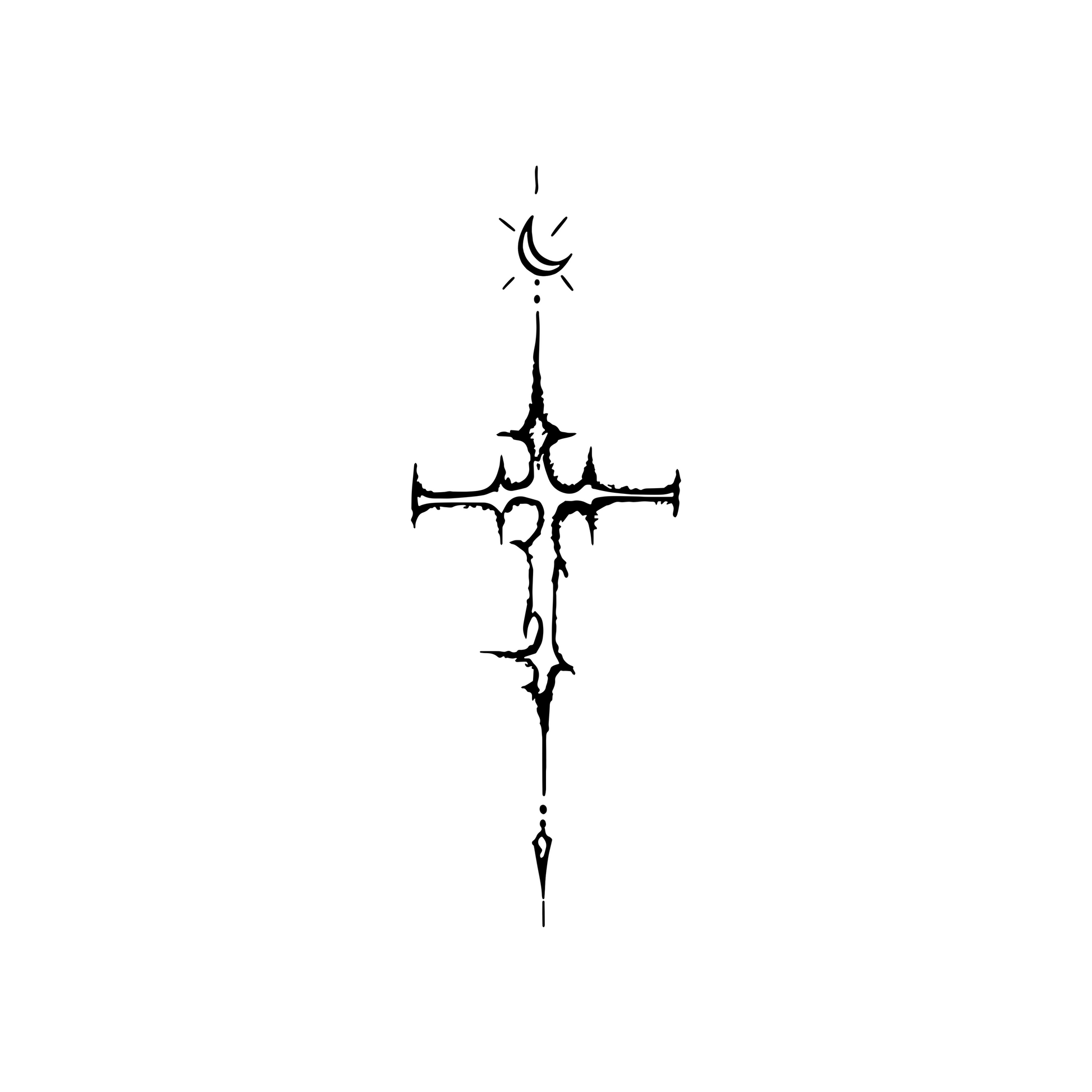 Lunar Cross TATTOOS