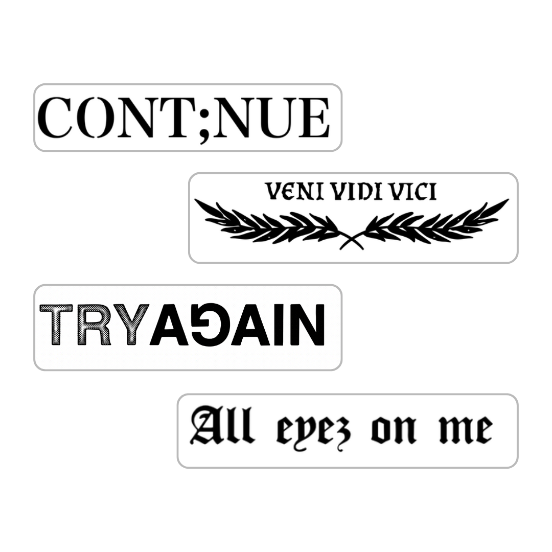 MINDSET PACK TATTOOS