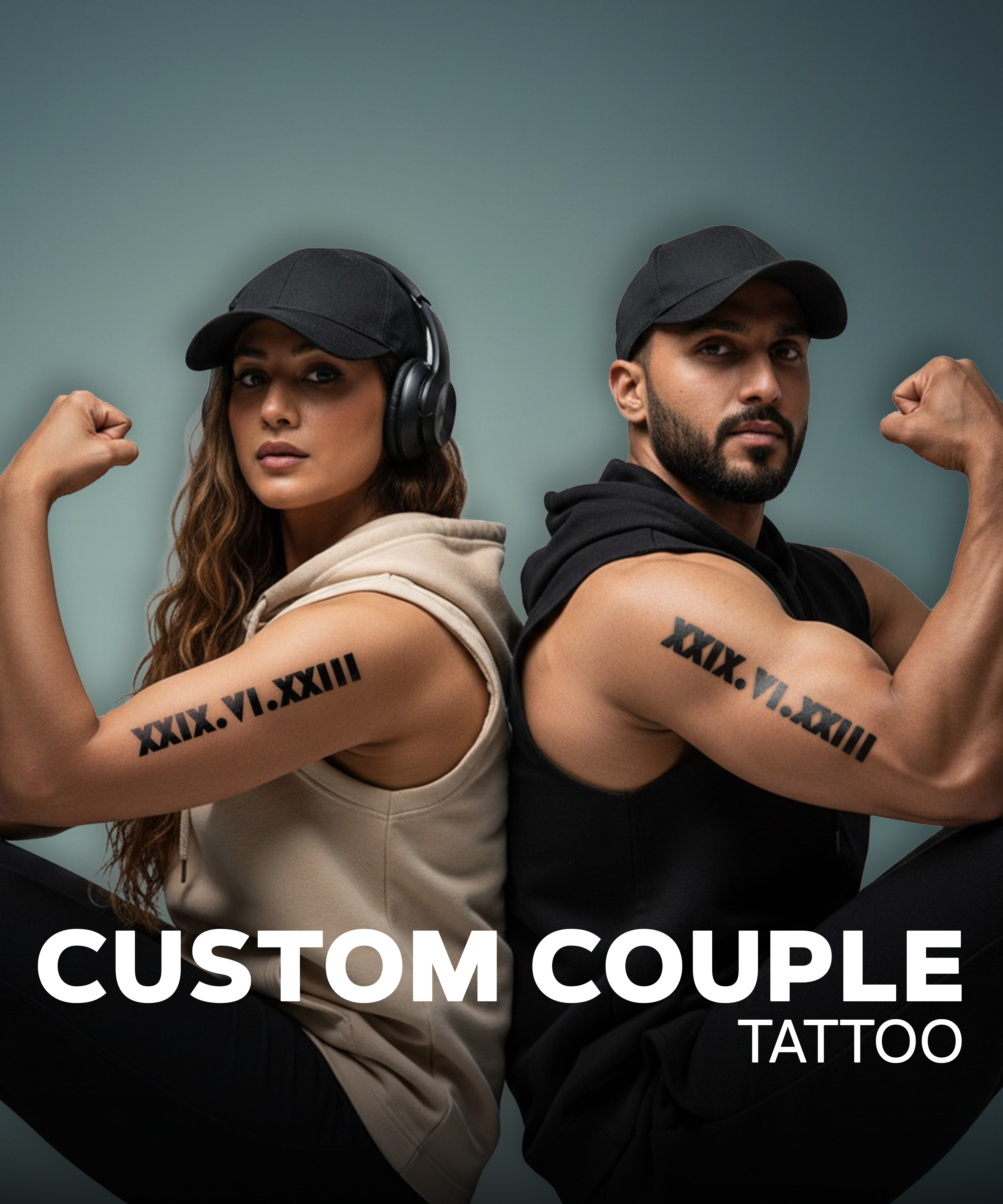Custom Couple Tattoo
