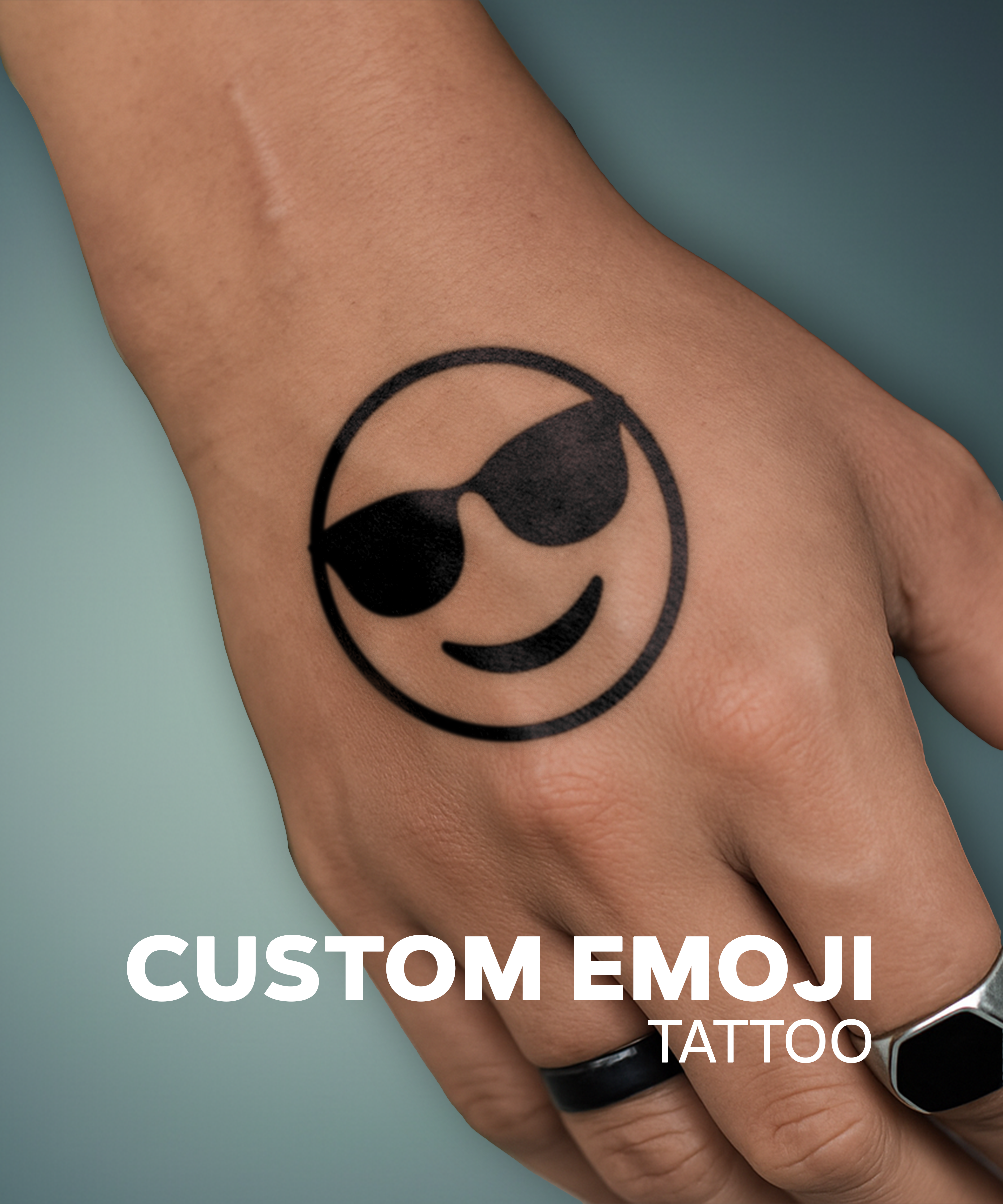 custom emoji tattoo banner
