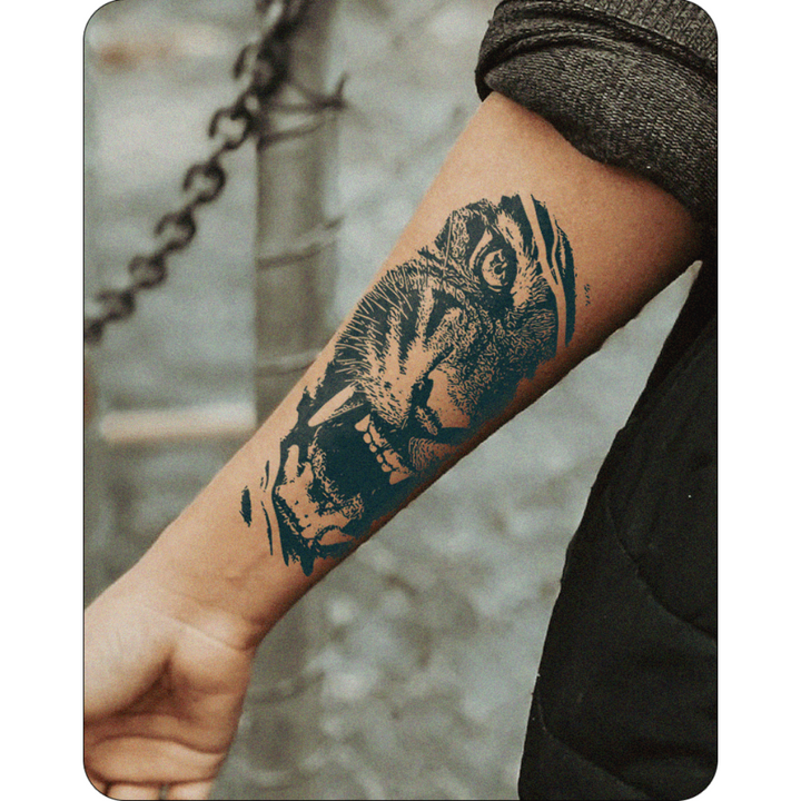 Angry Tiger Tattoo