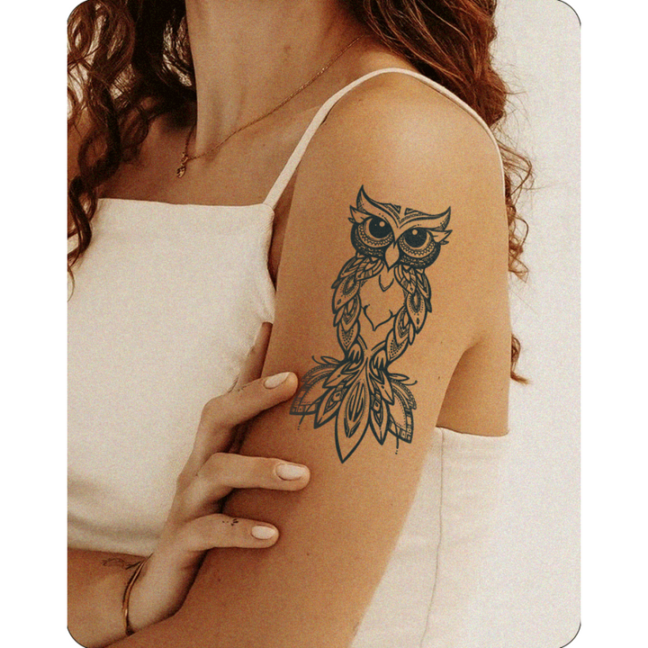 Ethereal Owl Tattoo