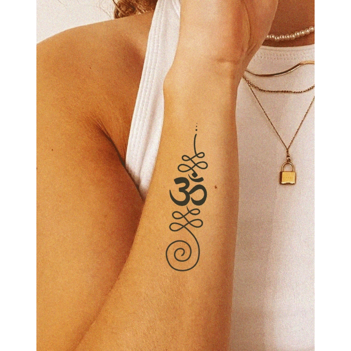 Breathing Om Tattoo