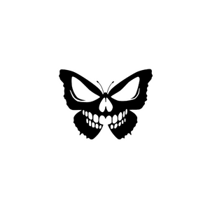 Skull Butterfly Tattoo