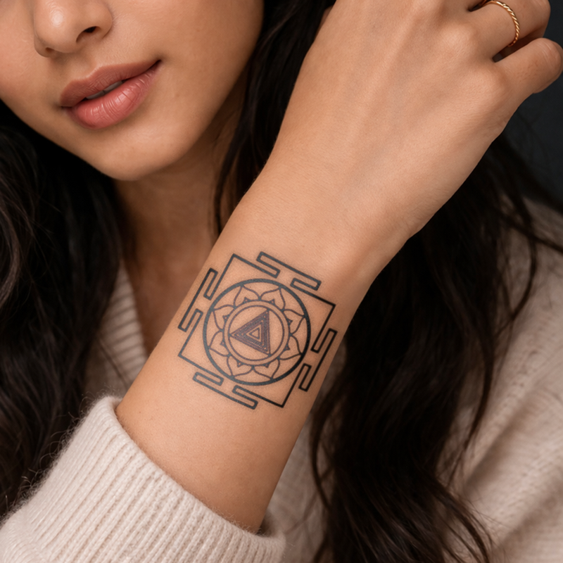 Shakti Yantra tattoo