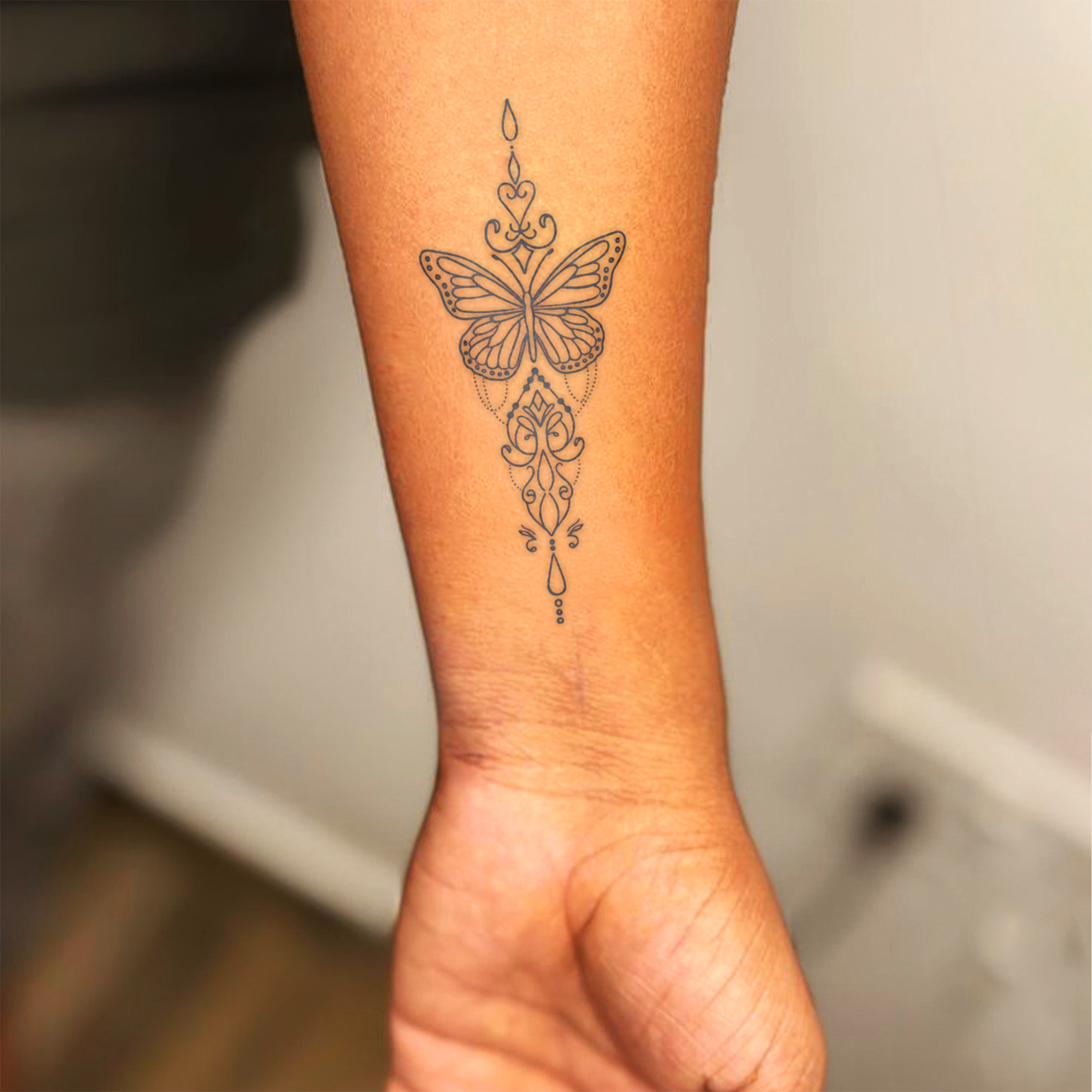 Symmetry Wings Tattoo