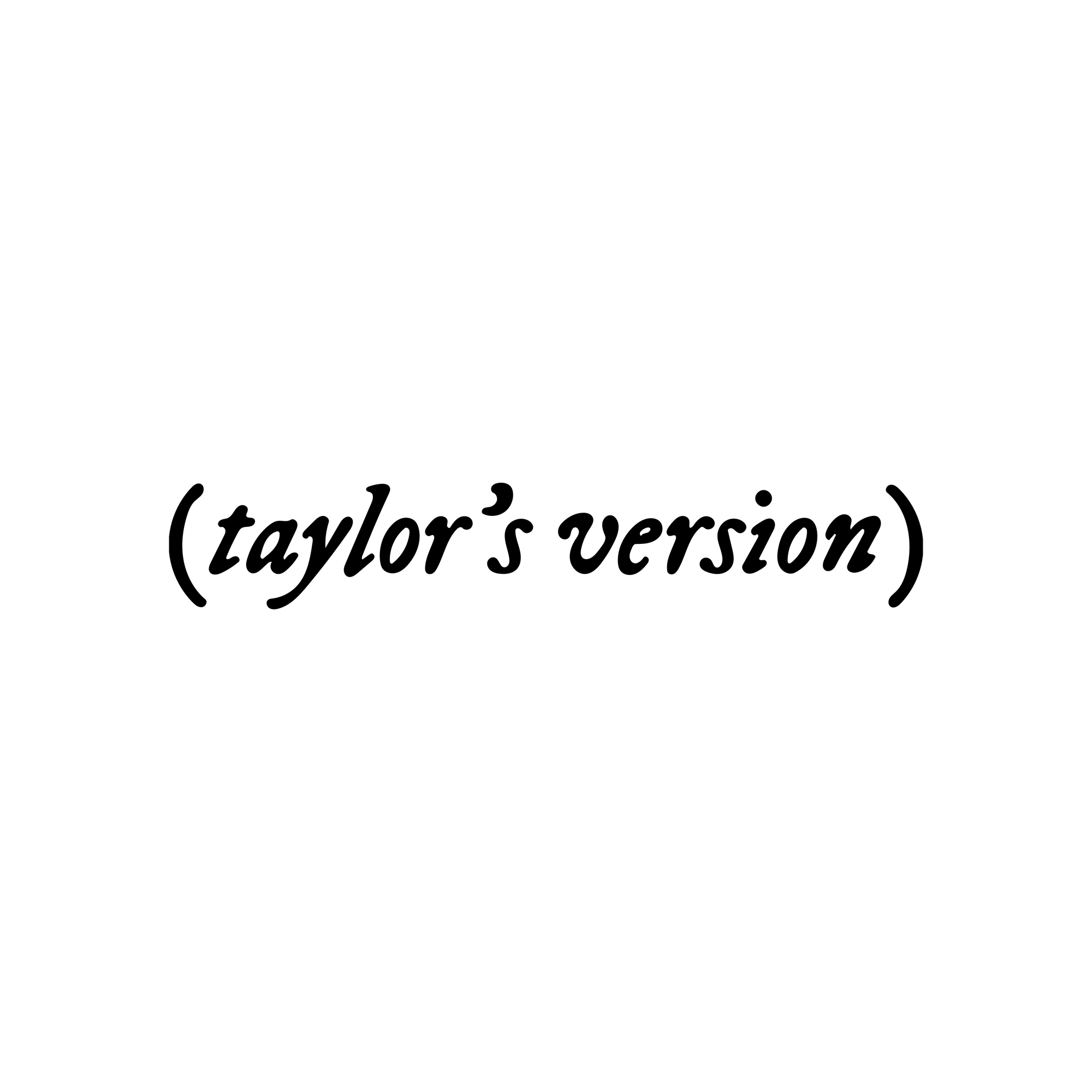 Taylor's Version Tattoo