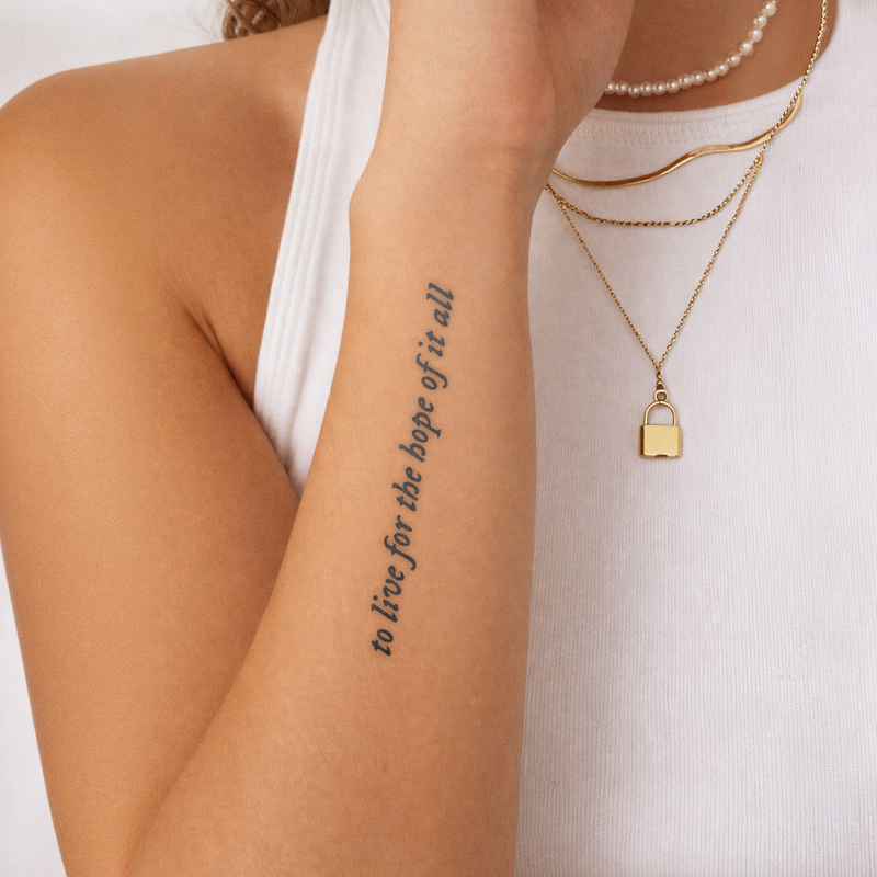To live for the hope tattoo
