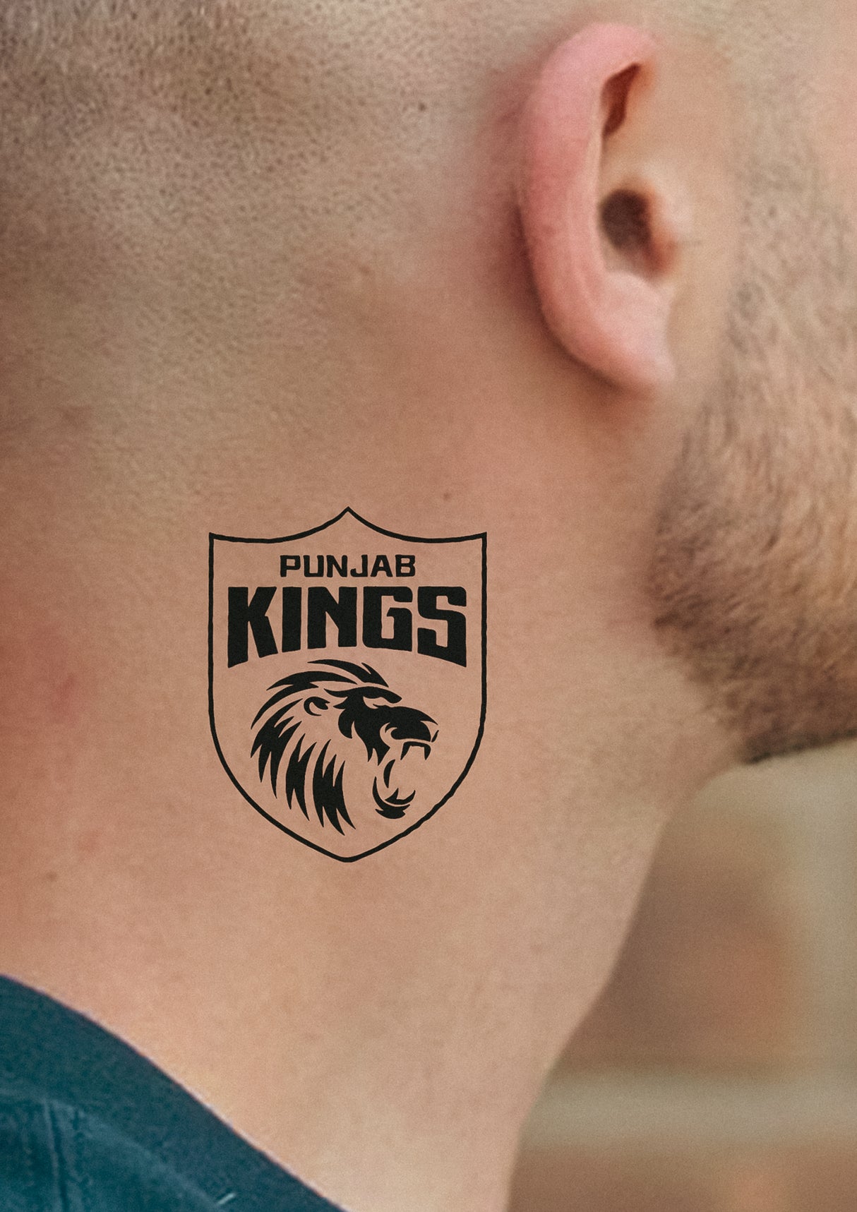 Punjab Kings - IPL Semi Permanent Tattoo