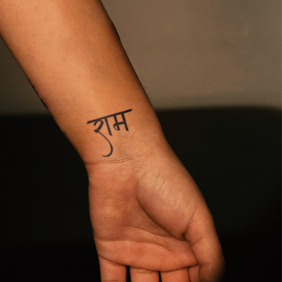 Ram tattoo on wrist