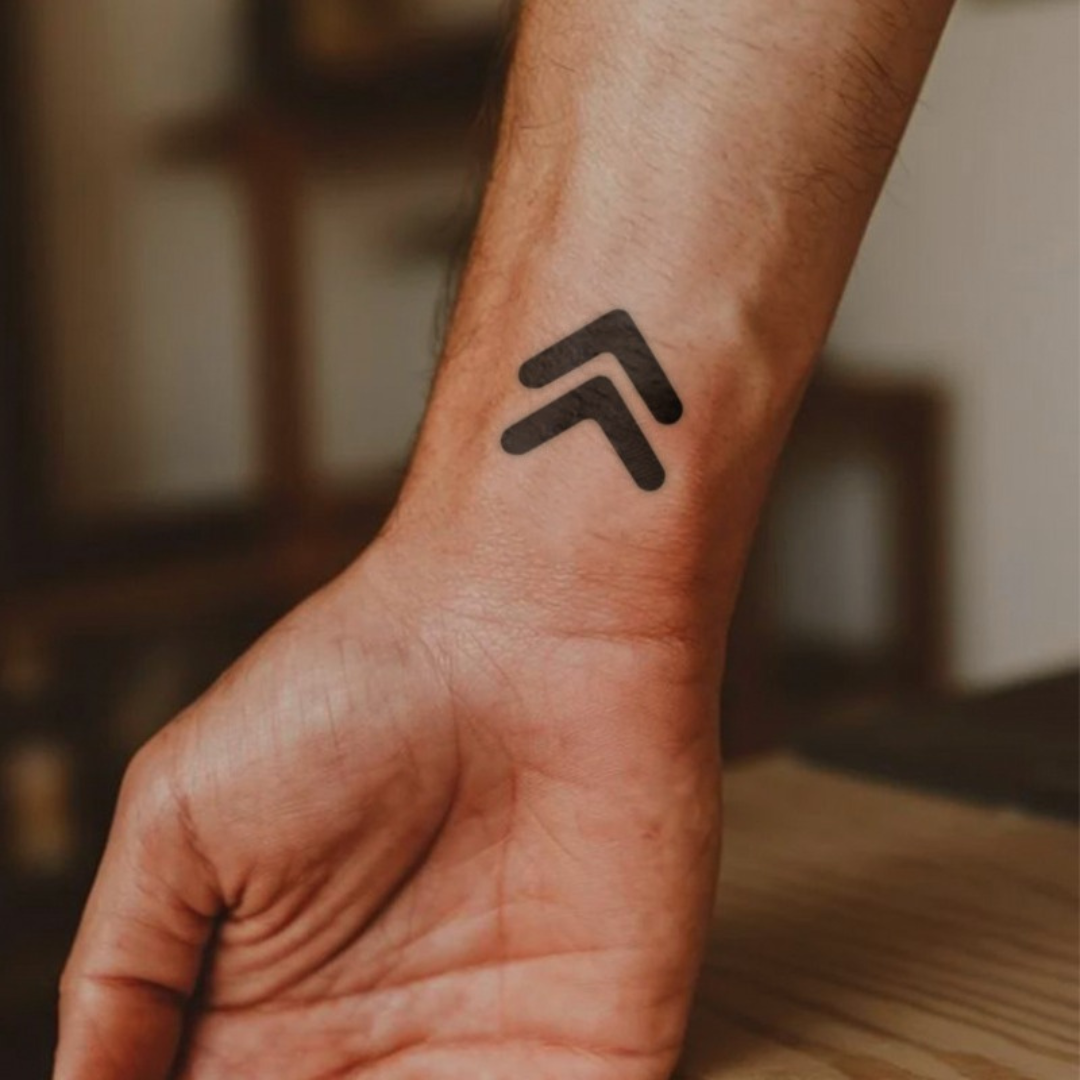 Viking tattoo on wrist