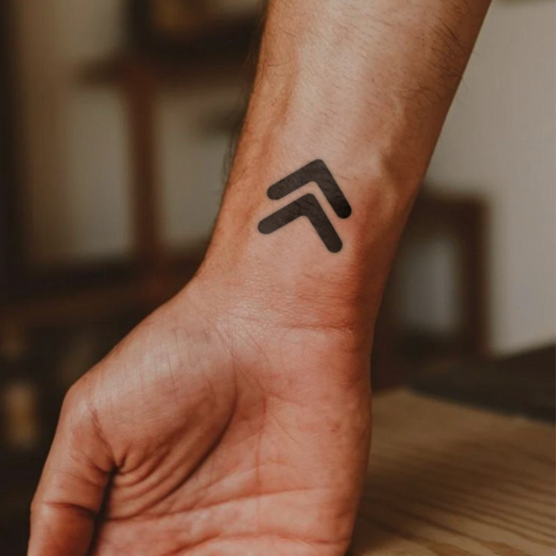Viking tattoo on wrist