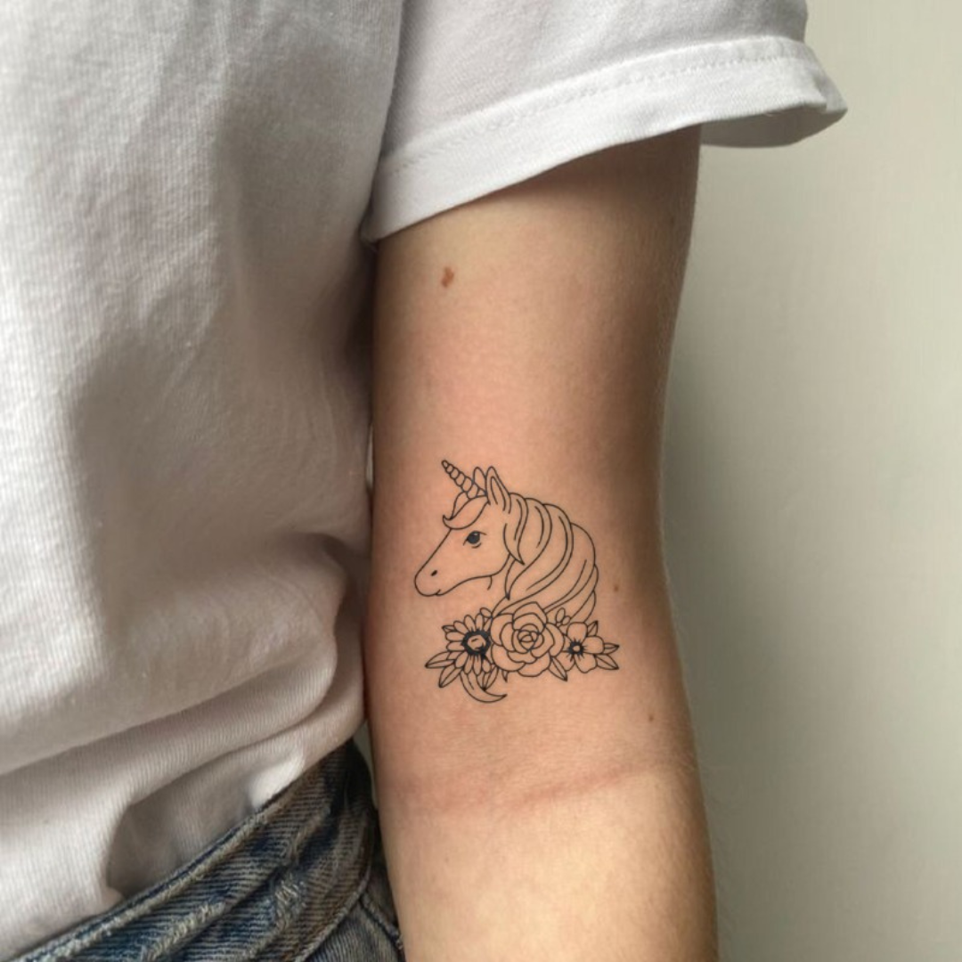 Unicorn Bloom on arm 
