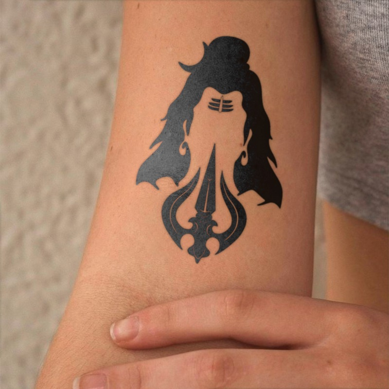 Trishula Power Tattoo on arm