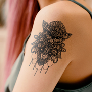 Owl Mandala Tattoo