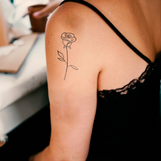 Plain Rose Tattoo