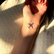 Plane tattoo