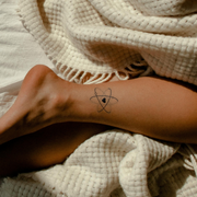 Core Love Tattoo above ankle 