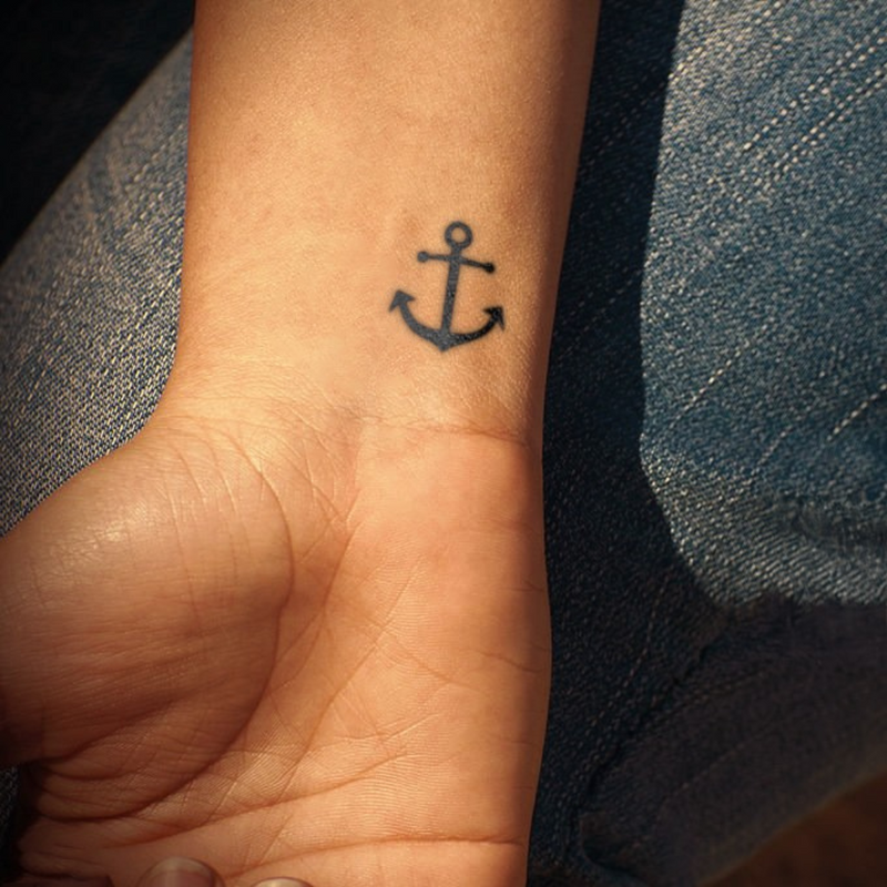 Anchor Tattoo on wrist