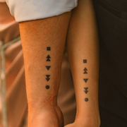 Broadcast tattoo on hands