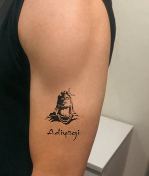Adiyogi Semi Permanent Tattoo
