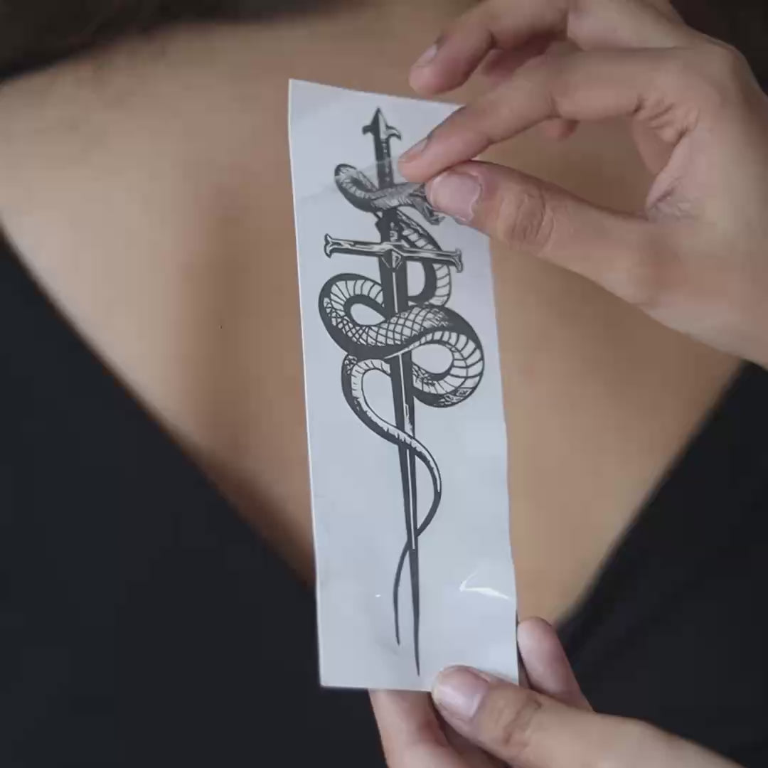 Load video: Cunning Steel Tattoo