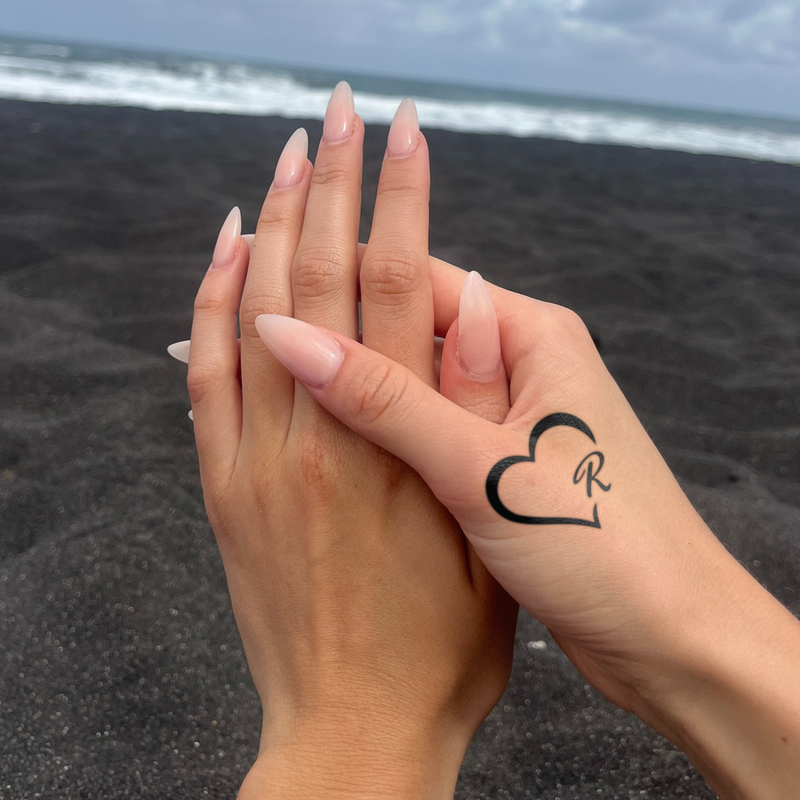 Heart Initials R