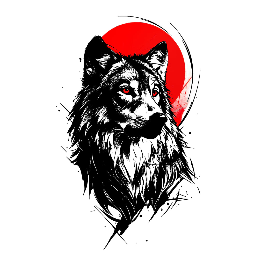 silent wolf tattoo